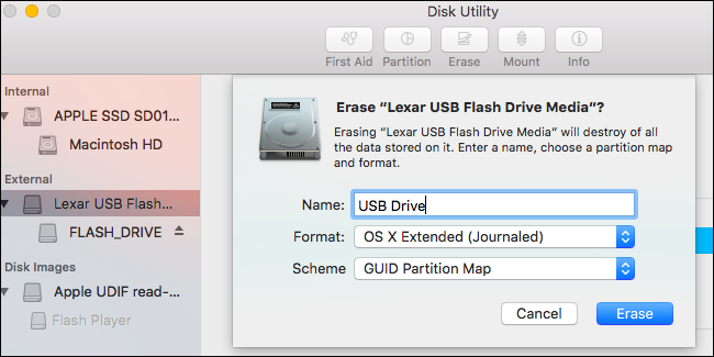 format external hard drive for mac in windows
